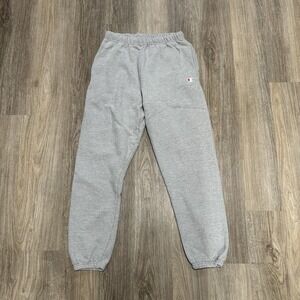 Champion Sweatpants Mens M Gray Reverse Weave Warm Up Expansion Vintage